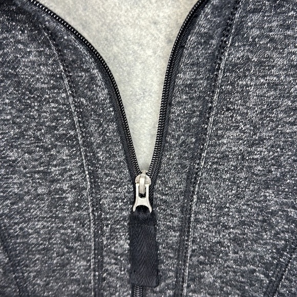 90 Degrees black & charcoal scuba hoodie jacket S - Picture 8 of 11